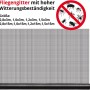 Zuschneidbares, reißfestes KARAT Fliegengitter 0,8x3m für Fenster und Türen, Insektenschutz.