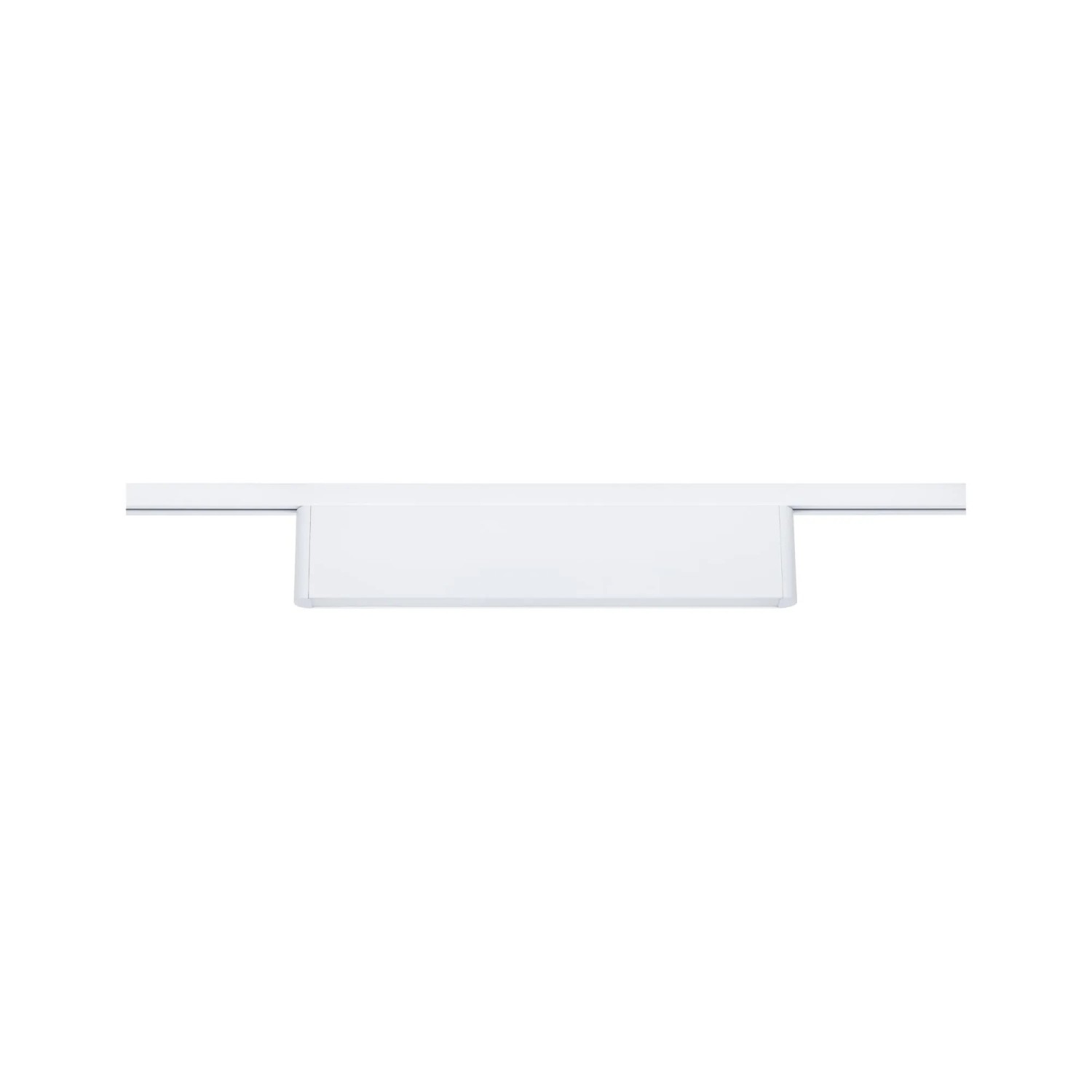 Paulmann Lightbar Ceris URail, signalweiß, dimmbar, für LED-Schienensysteme. Rechteckige Leuchte aus Aluminium.