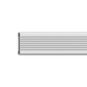 Weiße PROFHOME Friesleiste (200 cm) für Wand und Decke. Zubehör für Paneele.