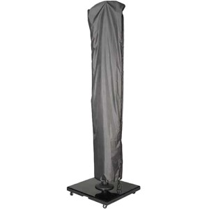 Aerocover Schutzhülle für Ampelschirm, anthrazit, Ø 350 cm. Schutz vor Witterung und Schmutz.