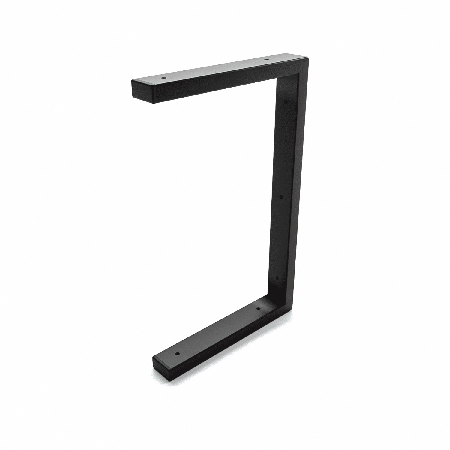 HEVVA Waschtischhalterung LAHN 25 cm Tief 1 Halter Schwarz günstig online kaufen