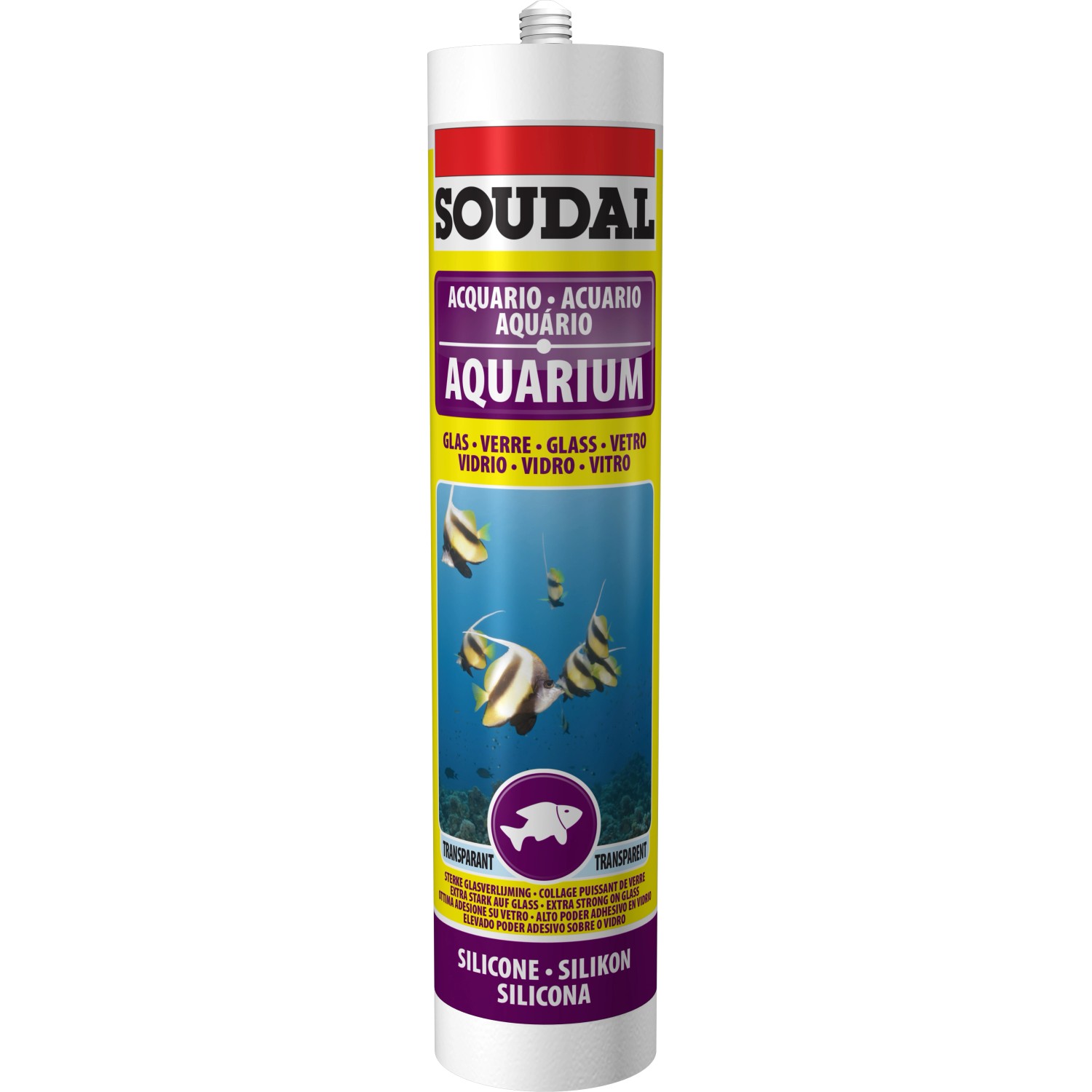 Aquariumsilikon Transparent 300 ml