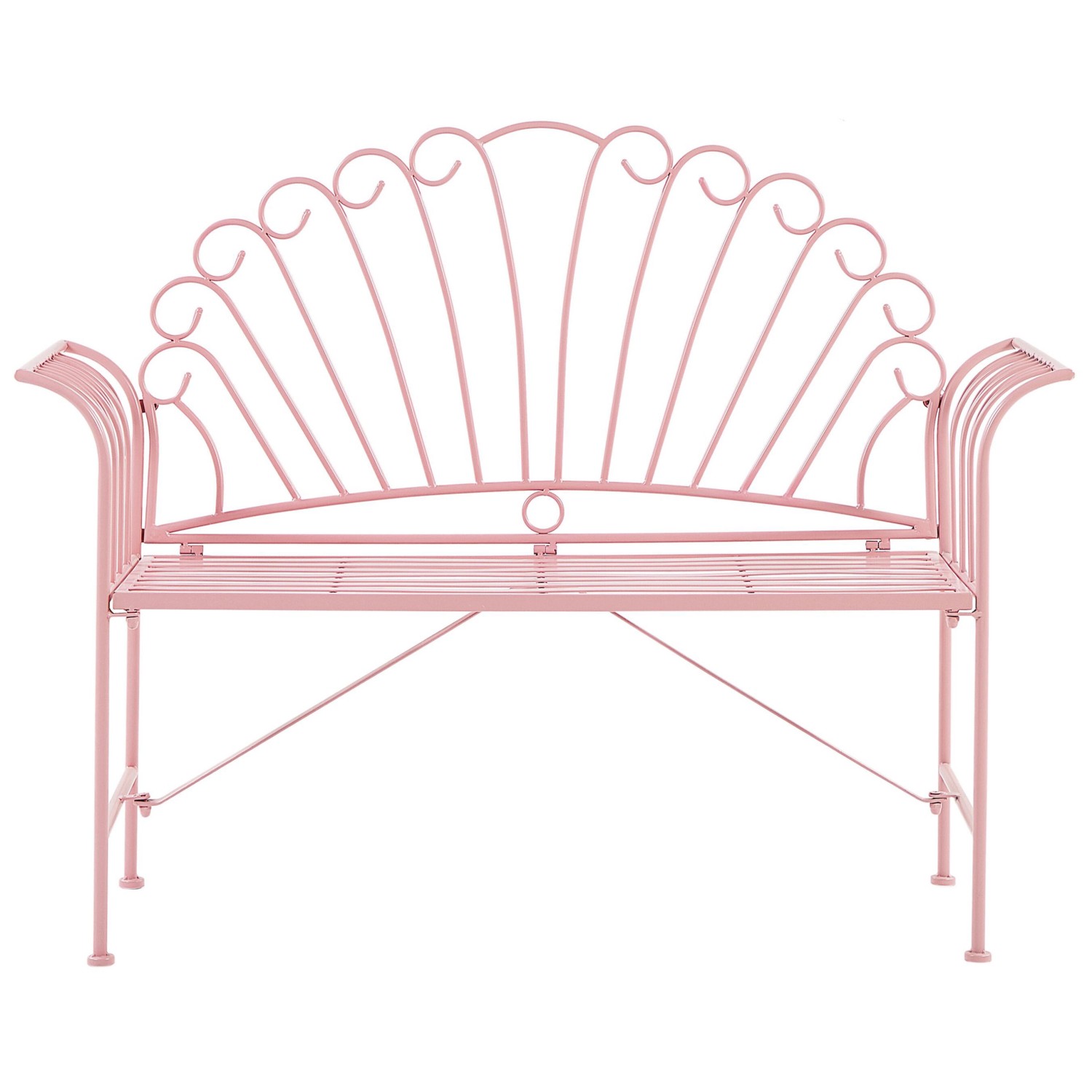 Beliani Gartenbank Rosa 46x125x97 günstig online kaufen