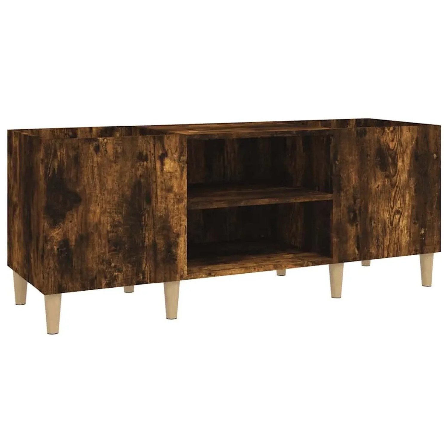 vidaXL Plattenschrank Räuchereiche 121x38x48 cm Holzwerkstoff 831930