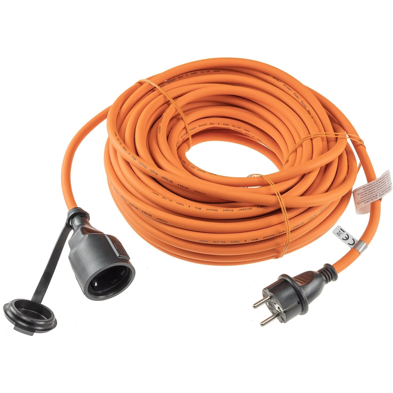 ChiliTec Verlängerungskabel 25m IP44 Orange H07RN Stecker Kupplung