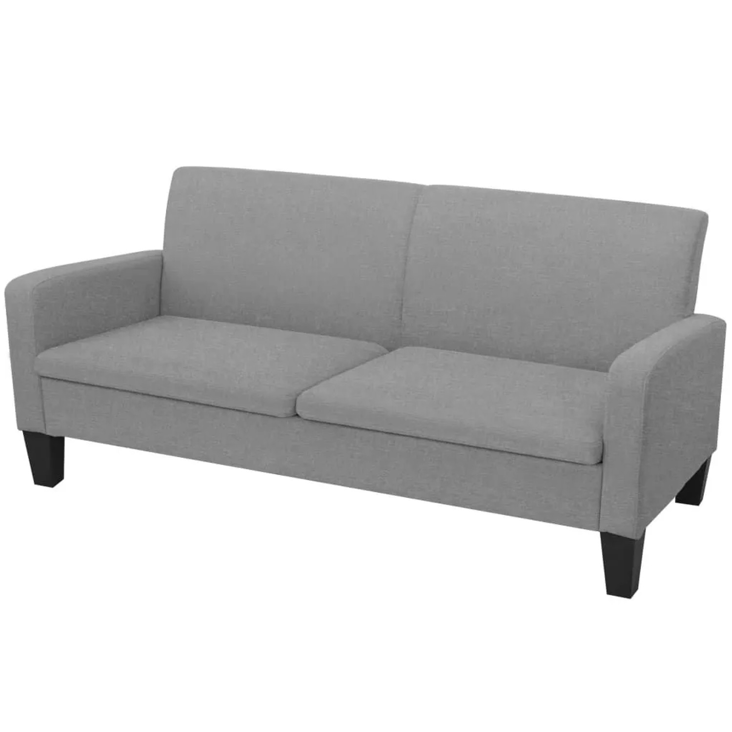 vidaXL Sofa 3-Sitzer 180x65x76 cm Hellgrau 244711