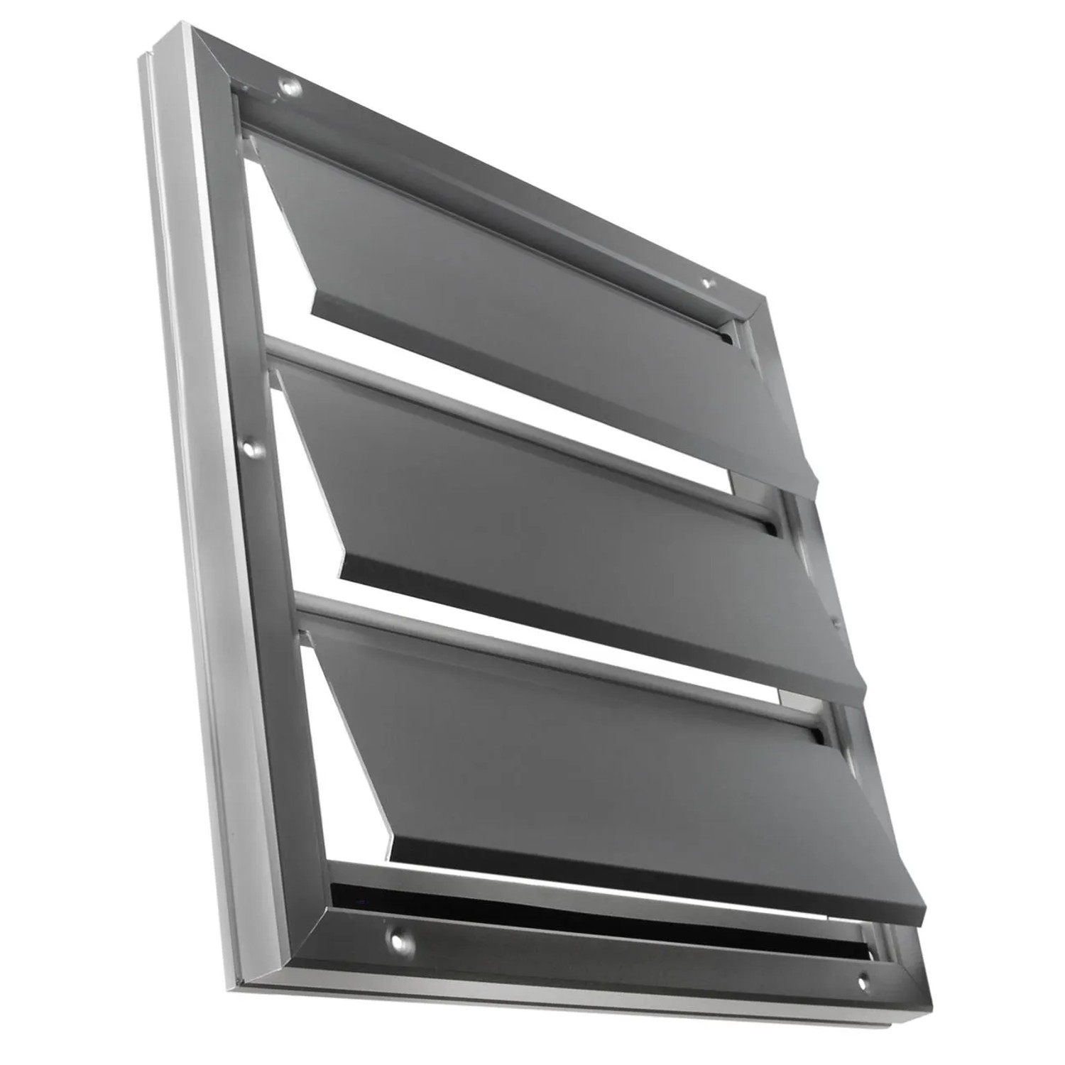 Häusler Überdruck Lamellengitter LG 3636 GL Alu 355 x 355mm  Abluftgitter