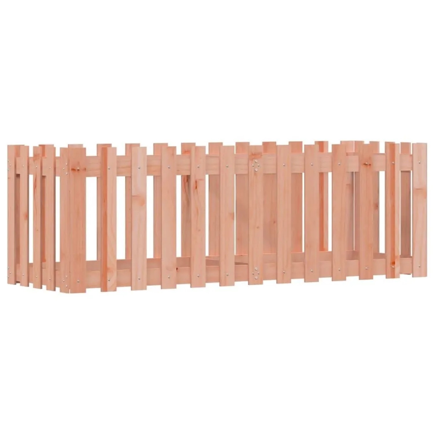 vidaXL Hochbeet Lattenzaun-Design 150x50x50 cm Massivholz Douglasie 832495