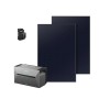 Anker Solix Balkonkraftwerk-Set mit Solarbank, 2 Paneelen und Smart Meter für optimierte Energienutzung.