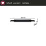 Paulmann URail Dimm/Switch Adapter, schwarz, mattes Chrom, 240x18x18mm für LED-Schienensysteme.