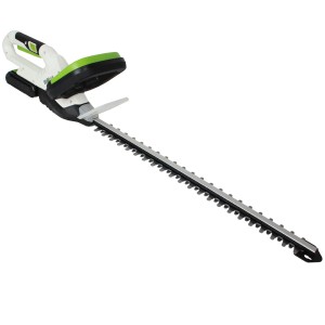 TRUTZHOLM Akku-Heckenschere 20V mit zwei Akkus und Ladegerät, 520mm Schnittlänge.