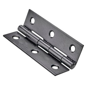 Hettich Scharnier Schmal 60 mm x 35 mm x 1,2 mm Stahl Schwarz 2 Stück