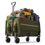 Relaxdays Bollerwagen Stahl Grün Faltbar mit Heckklappe 97 x 50 x 76 cm 6,5 kg