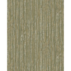 PROFHOME Streifen Tapete in Grün, Oliv & Gold mit glänzenden Akzenten. Dekorative Vliestapete.