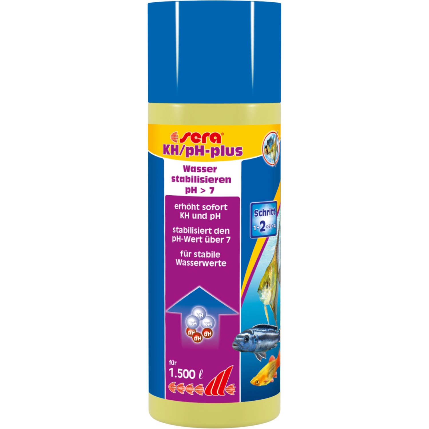 Sera Aquarium-Wasserwertkorrektur KH/pH-Plus 250 ml
