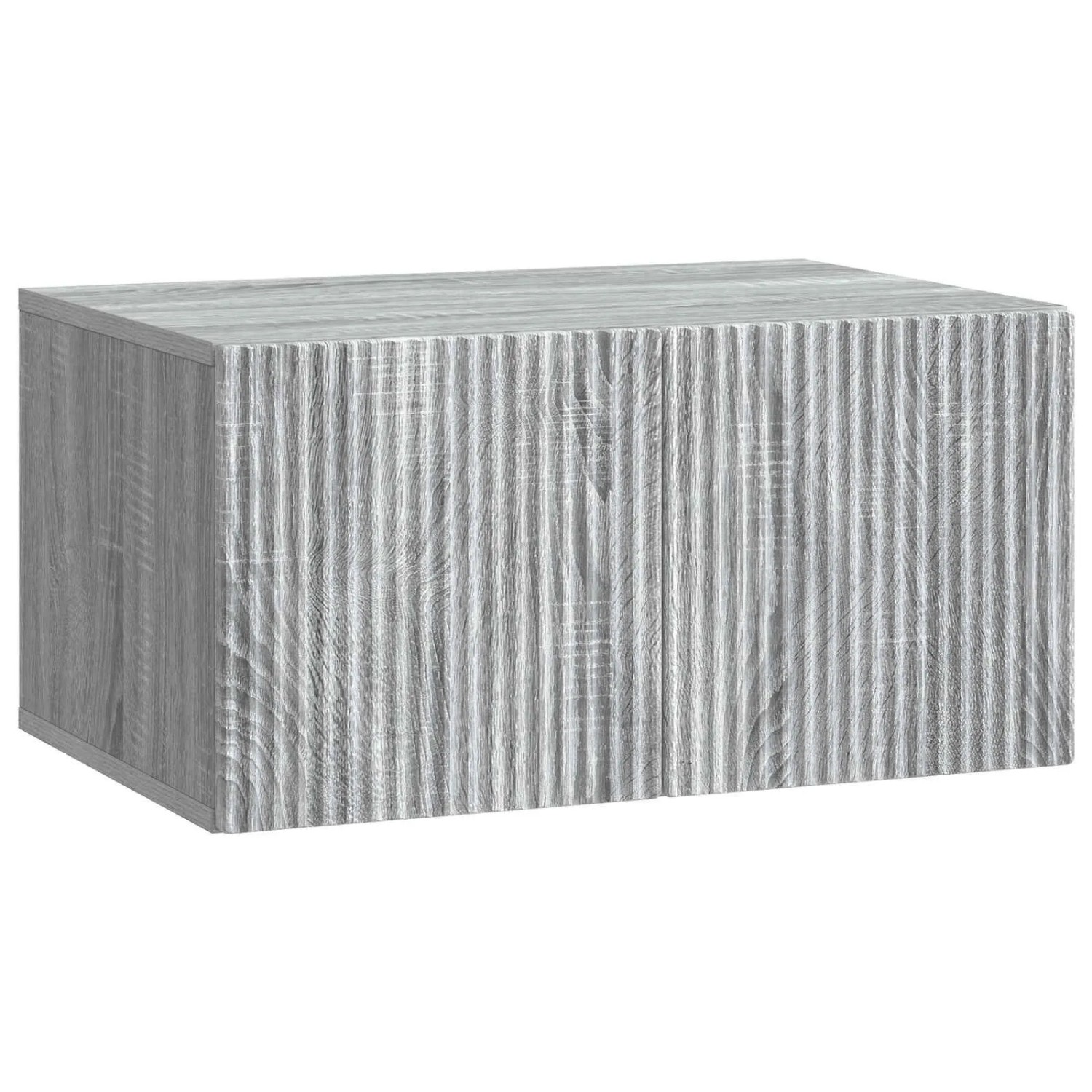 vidaXL Wandmontierter TV-Schrank Graues Sonoma 59,5 x 41 x 30 cm 898511