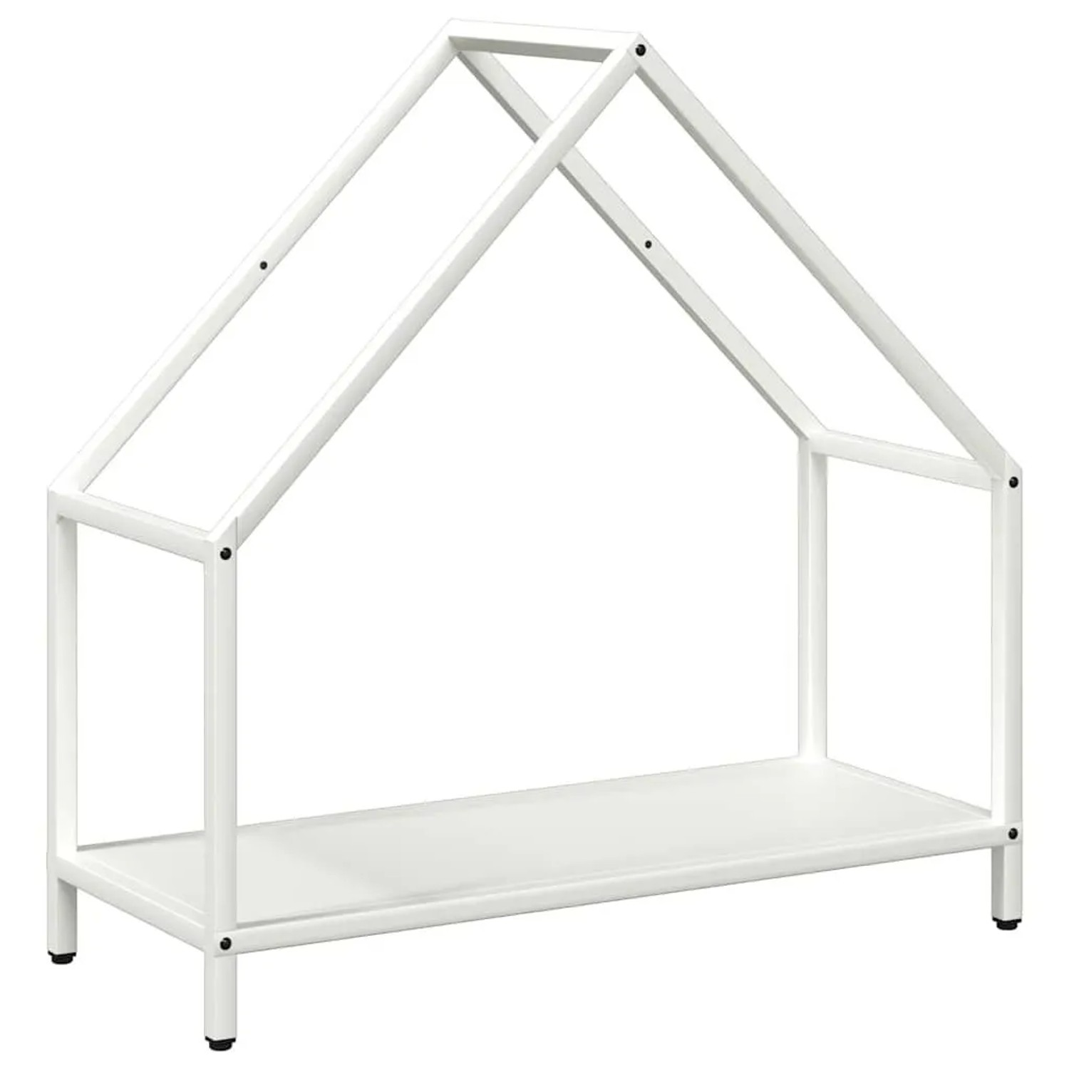 vidaXL Brennholzregal Weiß 60x25x60 cm Kaltgewalzter Stahl 864304