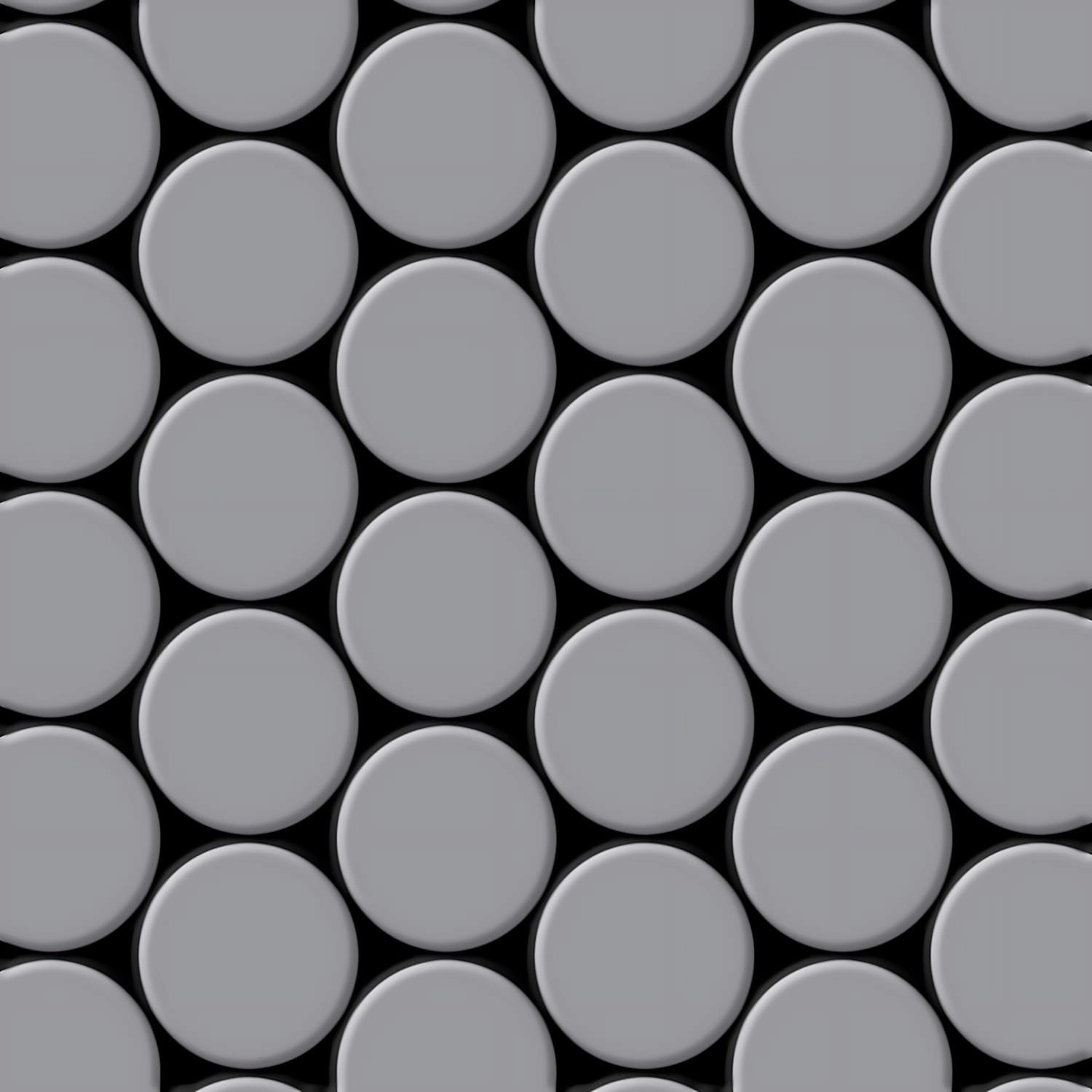 ALLOY Mosaik Fliese Massiv Metall Edelstahl Matt Grau 1,6mm Stark Dome-s-s- günstig online kaufen