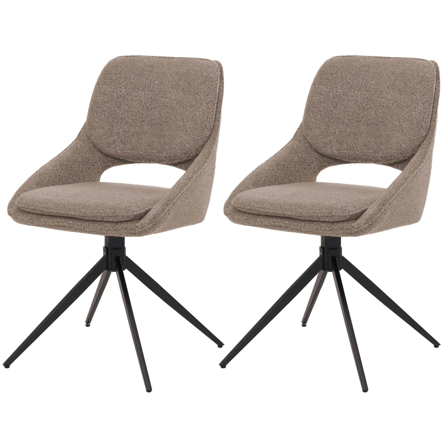 MCW Esszimmerstuhl N73 2er-Set Beige günstig online kaufen
