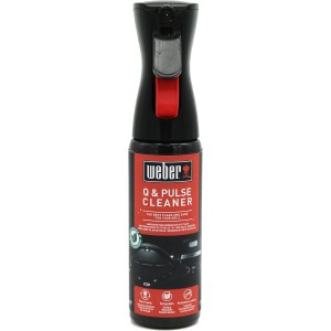 Weber Q und Pulse Reiniger im Sprühflasche Design für Grillutensilien.