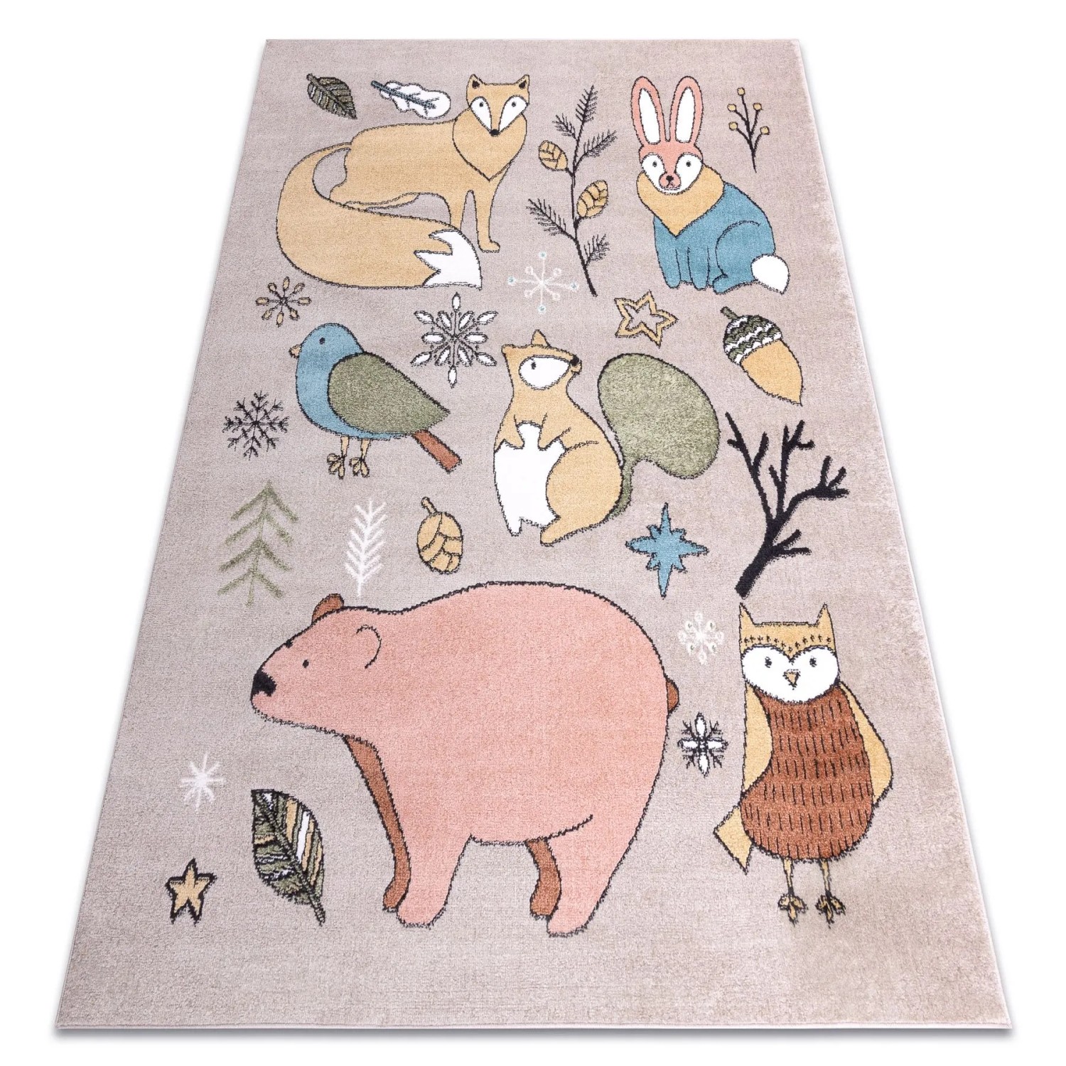 RugsX Teppich Fun VG17094 Beige 80cm 150cm