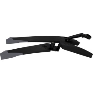 Fischer Fahrrad-Spritzschutz-Set für 27,5"-29" Räder, breite Ausführung, einfache Montage.