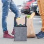 Relaxdays Flaschentasche Filz Anthrazit für 9 Flaschen 45 cm x 24 cm x 24 cm 300 g_3
