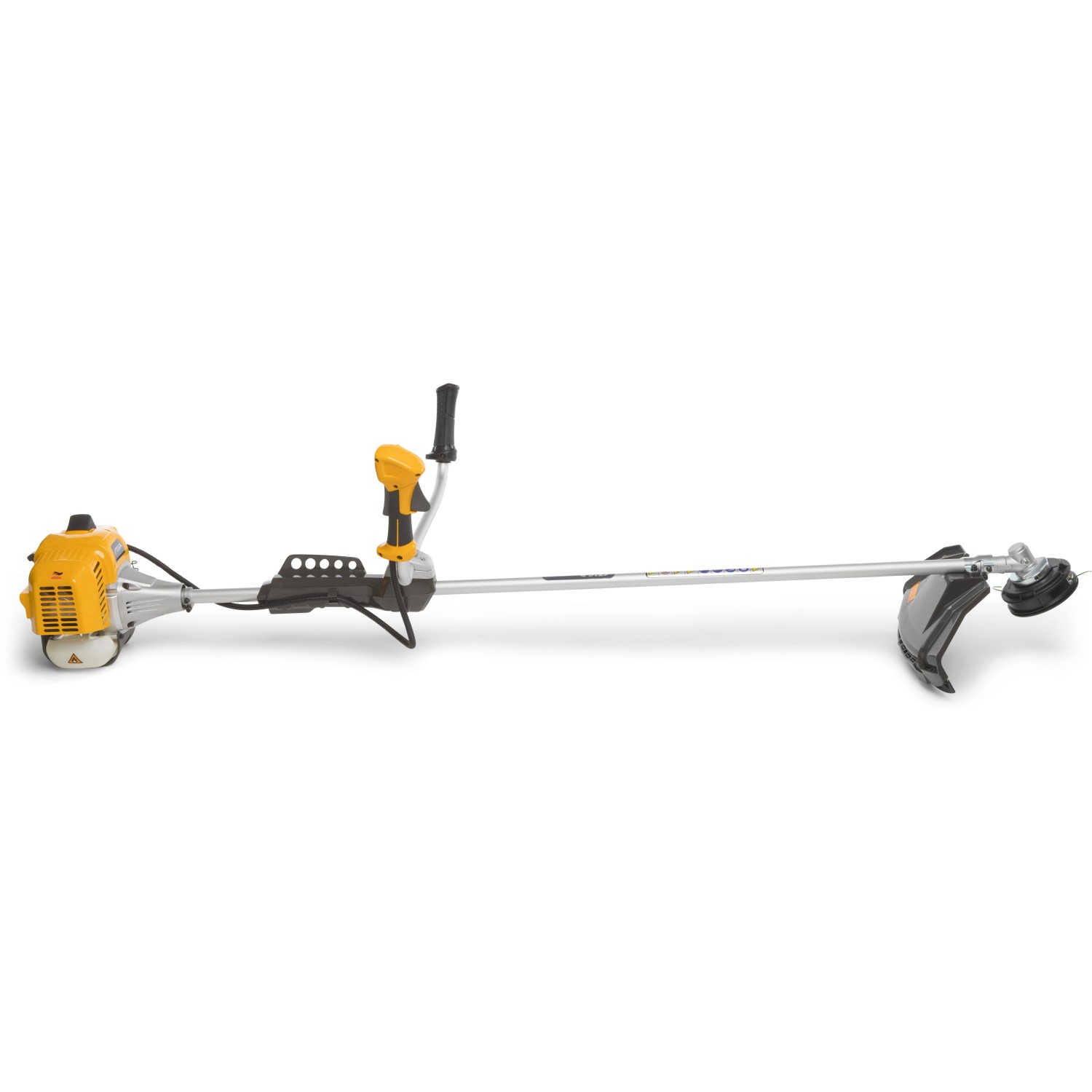 Stiga BC 535 B Benzin-Motorsense mit Bikehandle-Griff und Tragegurt.