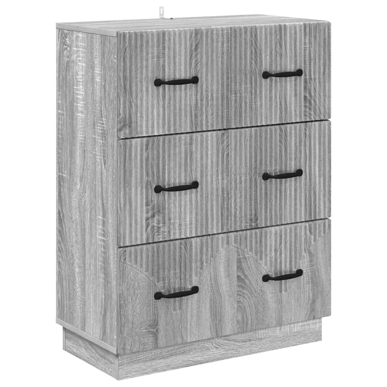 vidaXL Schubladenschrank Graues Sonoma 66 x 34,5 x 87 cm Holzwerkstoff 895301