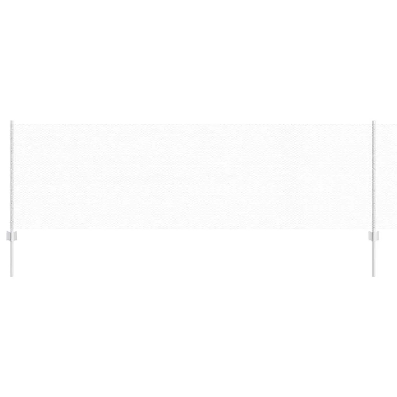 vidaXL Zaun mit Pfosten Silber 0,8 x 10 m Stahl 3336958 günstig online kaufen