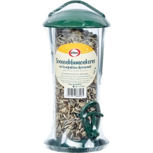 Elles Sonnenblumenkerne im Kernomat, 250g Wildvogel-Ergänzungsfutter im Spender.