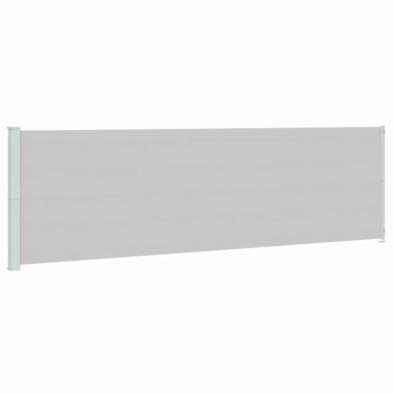 vidaXL Seitenmarkise Ausziehbar 180x600 cm Grau 317968