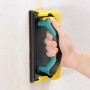 Wolfcraft Handschleifer für Gipskarton, 115x280mm, mit 2-K-Griff für komfortables Schleifen.