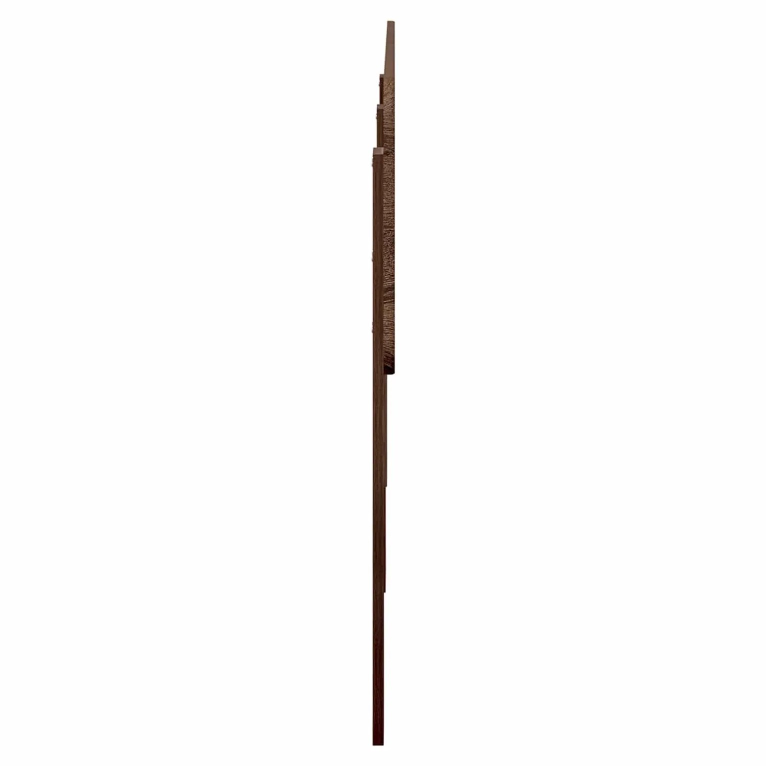 vidaXL Kopfteil mit Kopfteil Braun Eichen-Optik 200 cm Holzwerkstoff 888503