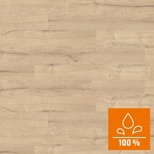 Kaindl Laminat Poseidon California Oak, wasserfest, helle Holzoptik mit Fugen.