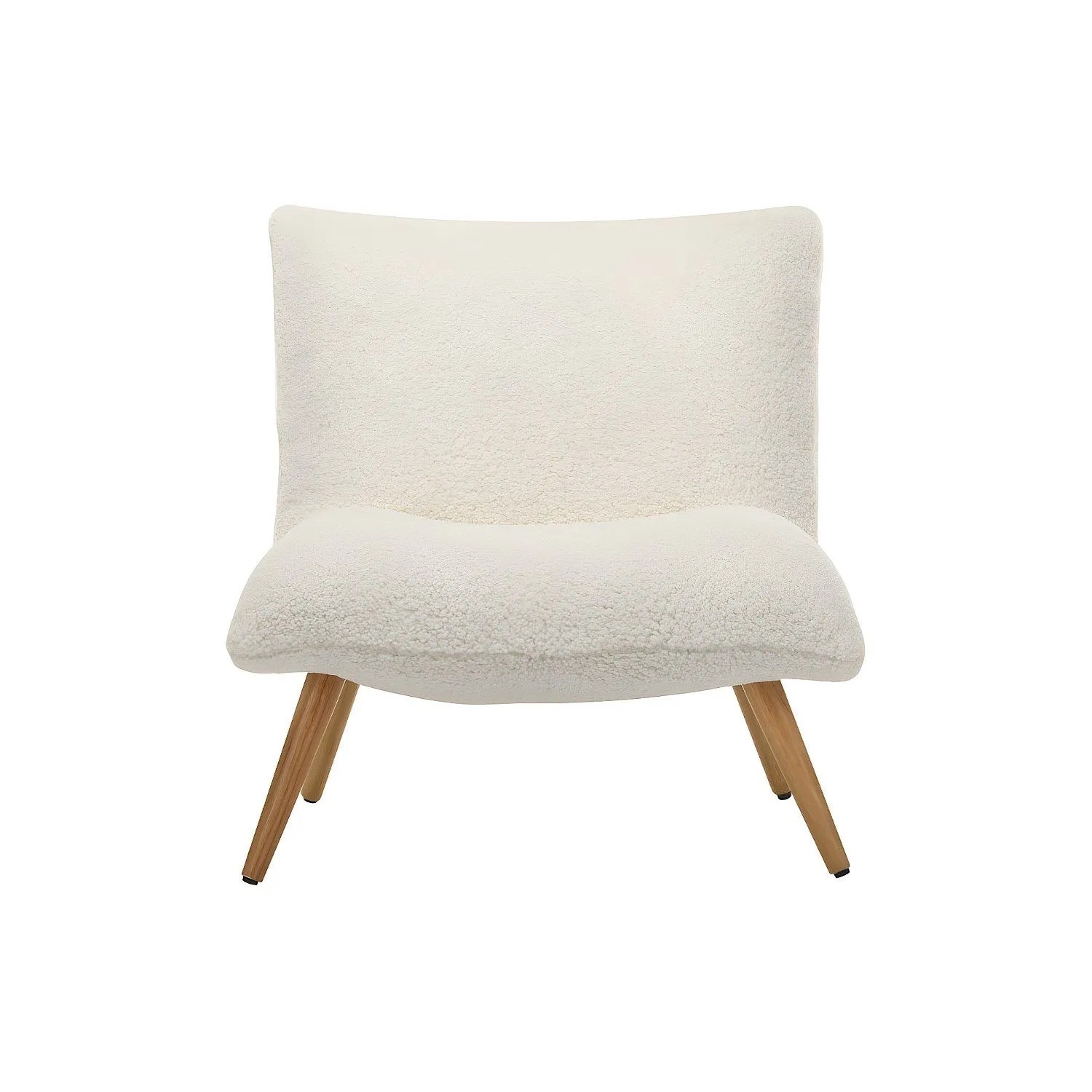 Vente-unique Sessel Mit Gerader Rückenlehne Pepita Weiß 77 cm
