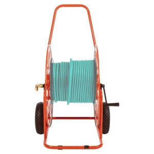 vidaXL Schlauchwagen für 140 m Schlauch Stahl 4005287