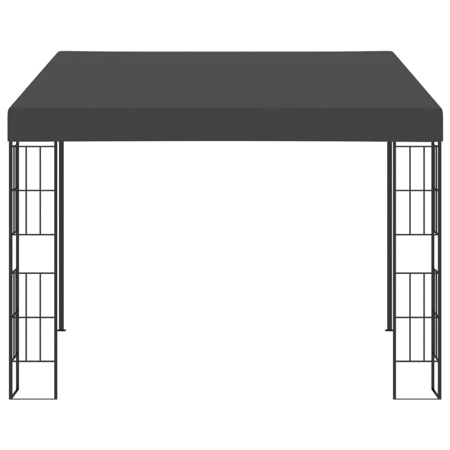 vidaXL Wand-Pavillon 3x3 m Anthrazit Stoff