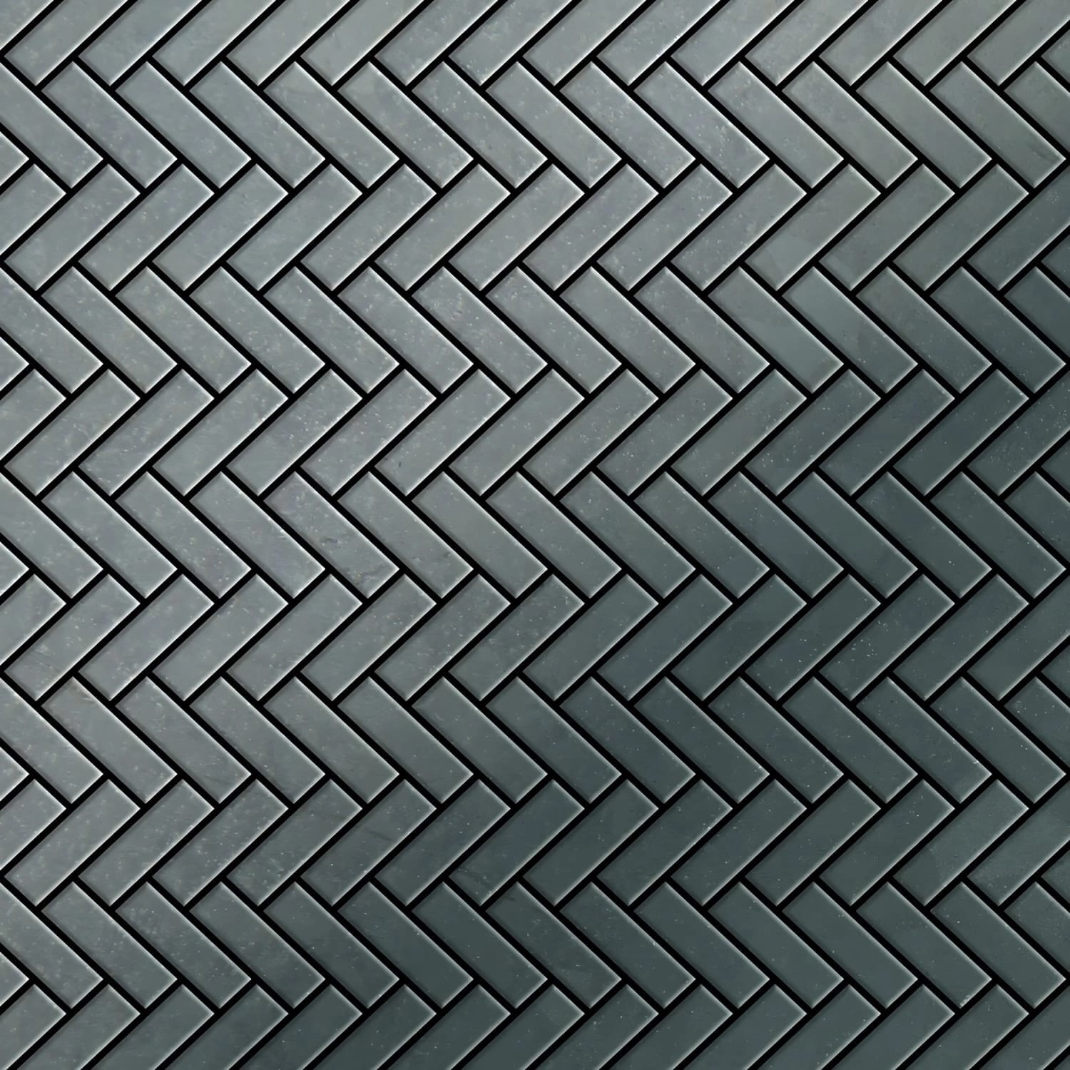 ALLOY Mosaik Fliese Massiv Metall Rohstahl Gewalzt Grau 1,6mm Stark Herring günstig online kaufen