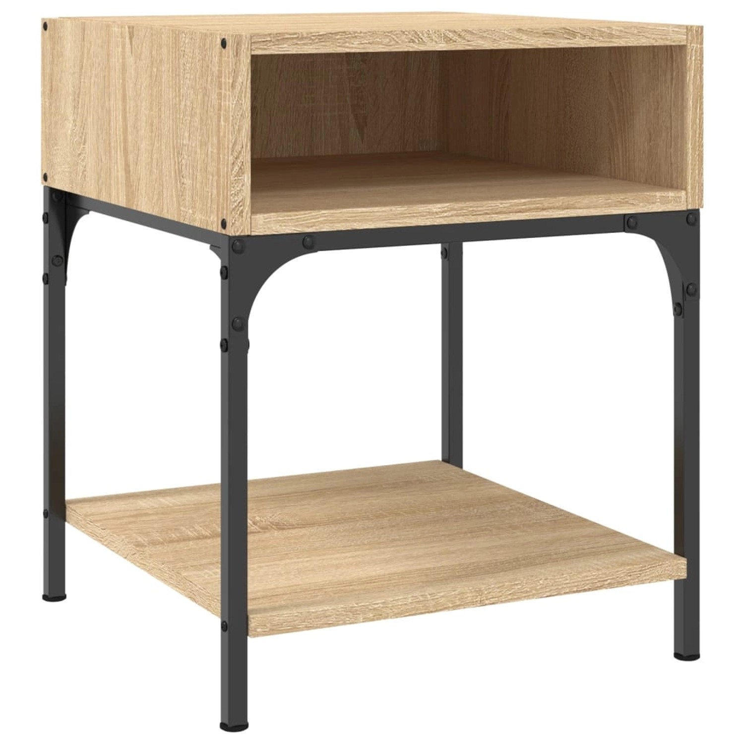vidaXL Nachttisch Sonoma-Eiche 40x41x50 cm Holzwerkstoff 825875 günstig online kaufen