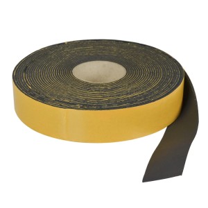 Scorprotect EPDM Klebeband Solar, Kautschuk Rolle (50mm x 15m) für Heizungsinstallation.