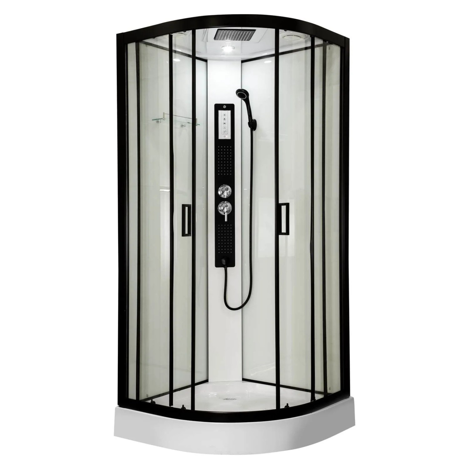 Kerra Hydromassagekabine Petrus 90x90 cm mit Duschwanne