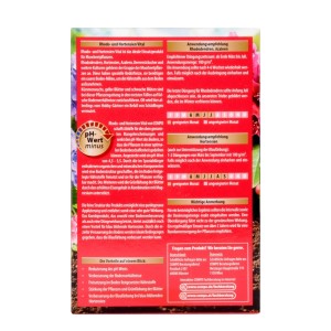 Compo Vital Dünger für Hortensien und Rhododendren, 1kg Packung. Spezialdünger für Moorbeetpflanzen.
