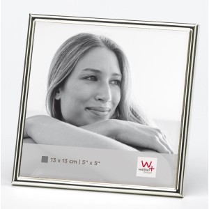 Walther Design Chloe Portrait Bilderrahmen, 13x13 cm, Silber. Dekoartikel für stilvolle Wohnraumgestaltung.
