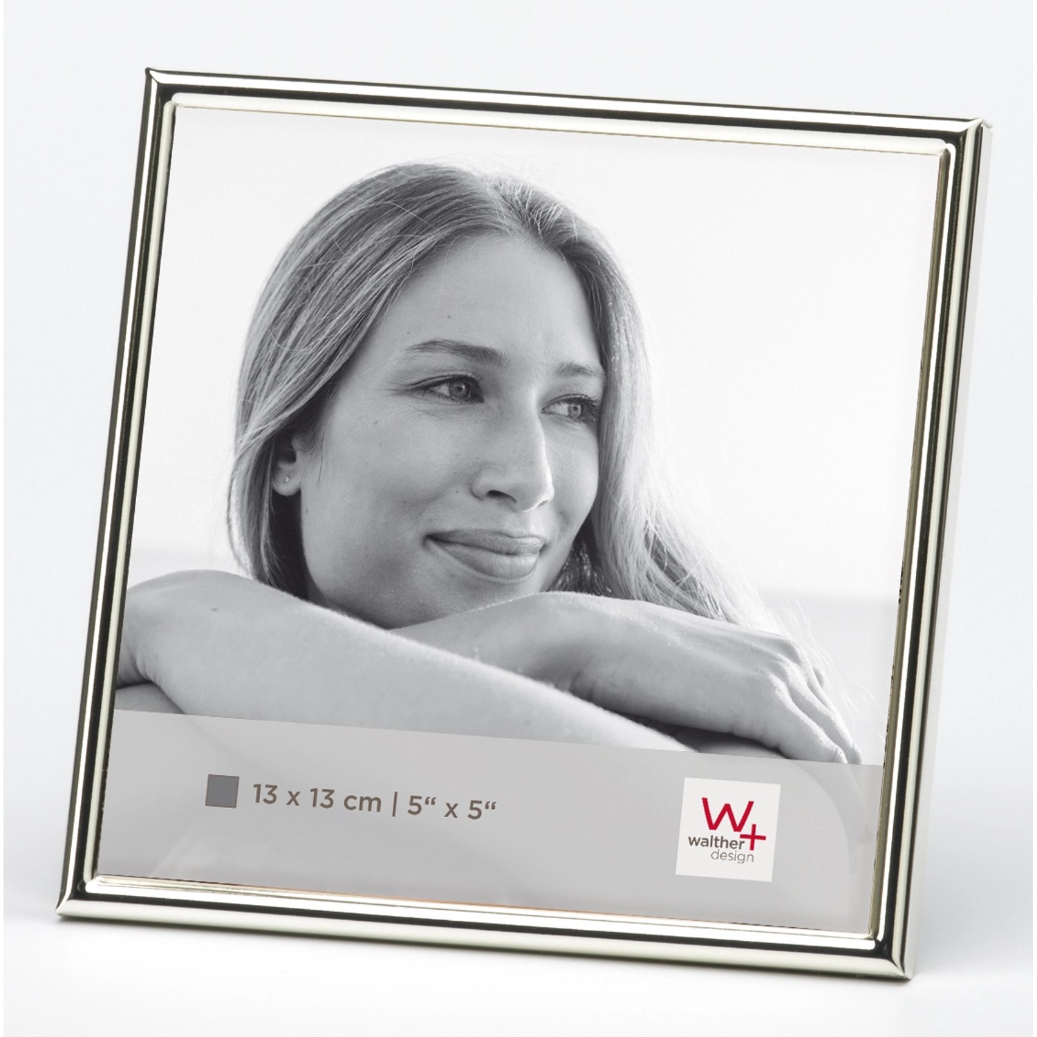 walther design Chloe Portrait Bilderrahmen  13X13 cm  Silber günstig online kaufen