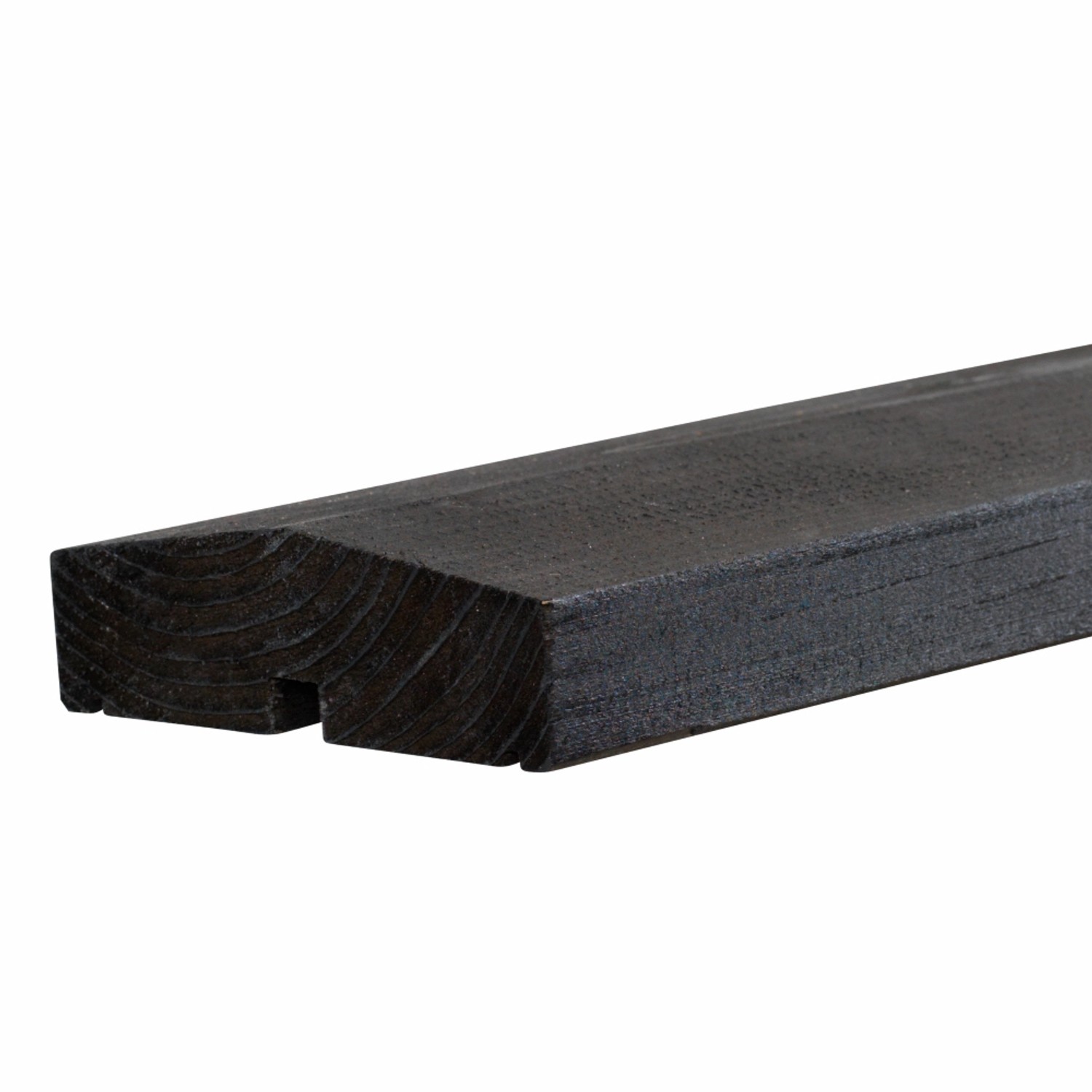 Sichtschutzzaun Plank Nadelholz Schwarz 174 cm x 129 cm günstig online kaufen