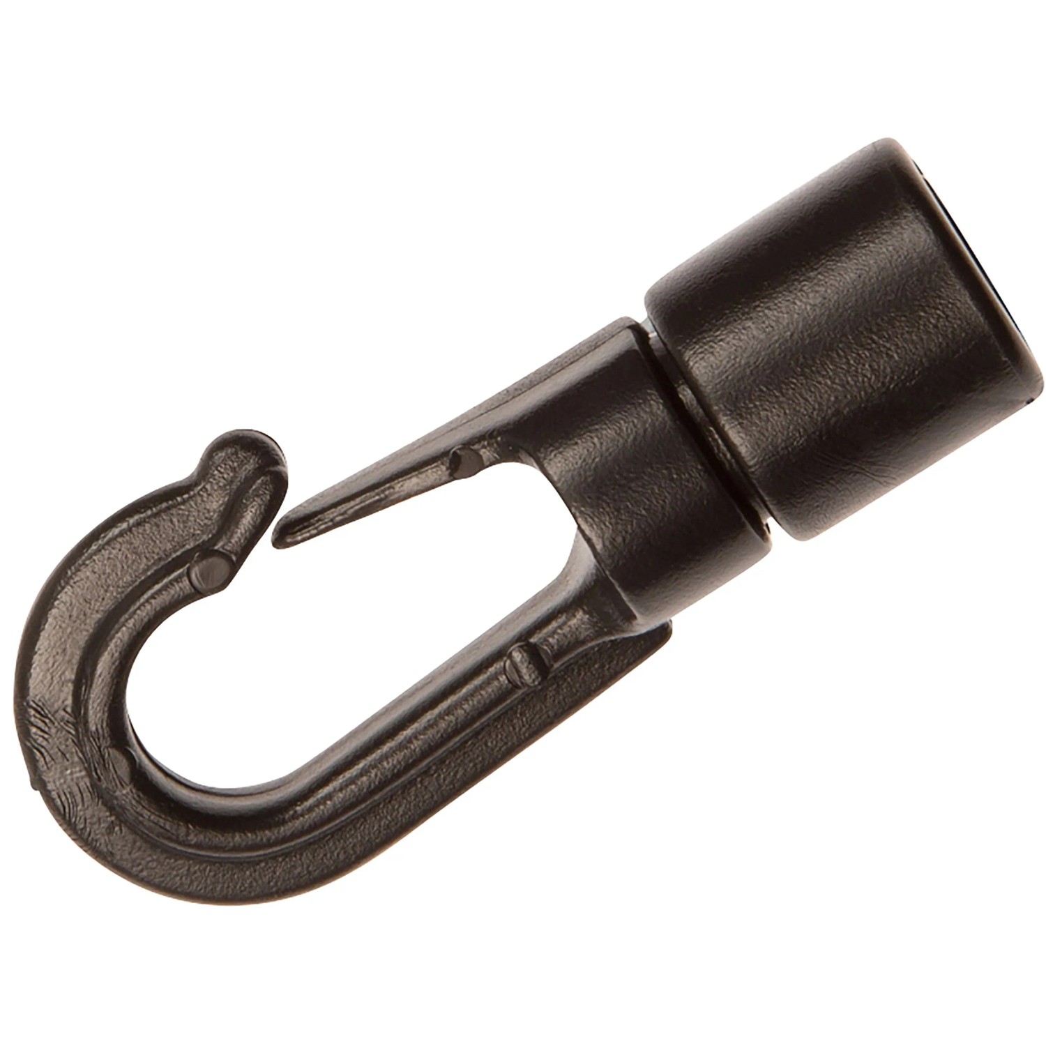 Conacord Patenthaken Kunststoff Länge 45 mm Schwarz