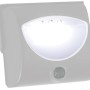 Weißes LED-Nachtlicht mit Bewegungsmelder für Treppen und Flure.