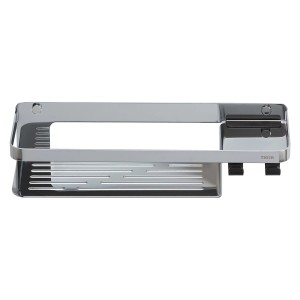 Tiger Caddy Duschkorb mit Handtuchhaken, 32 cm, Chrom. Praktischer Handtuchhalter für Dusche und Bad.