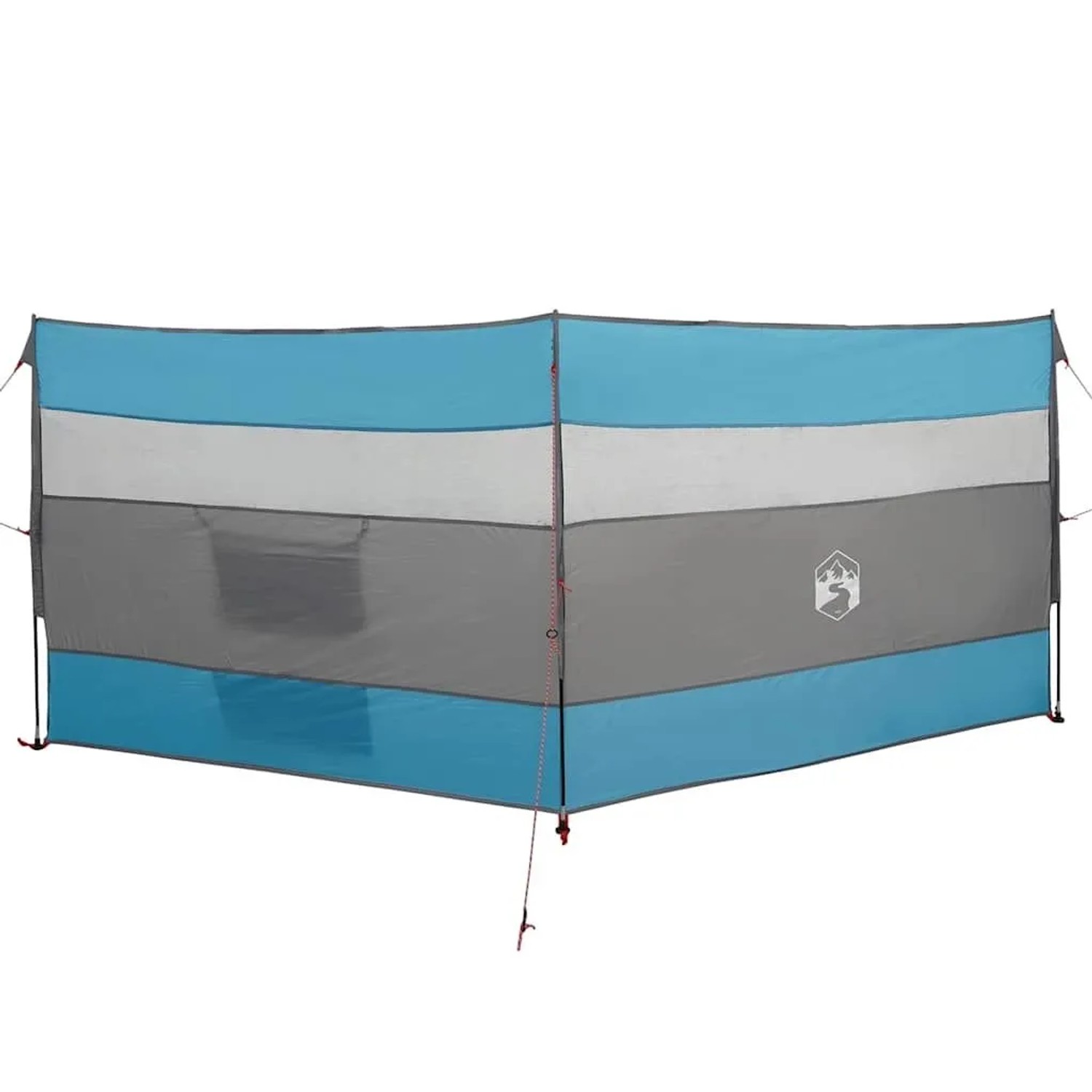 vidaXL Camping-Windschutz Blau 340x130 cm Wasserdicht 4009658